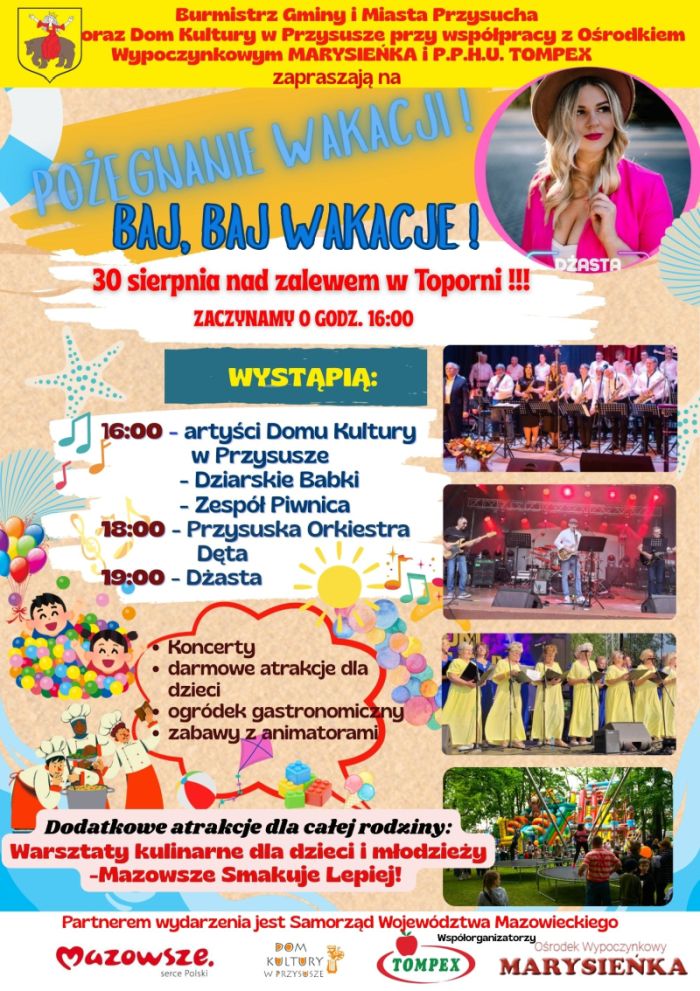 Pożegnanie wakacji Baj, Baj Wakacje!